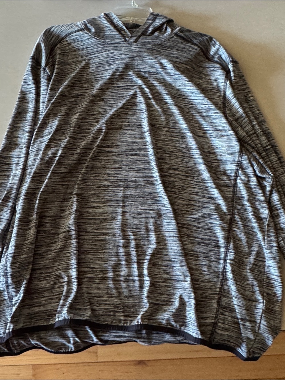 Men's Gray Heather Hooded Pullover